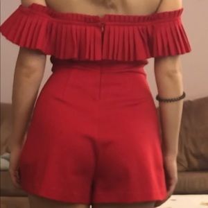 Red romper